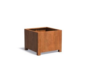 Andes cortenstaal met poten 100x100x80 cm plantenbak Andes cortenstaal met poten 100x100x80 cm plantenbak