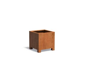 Andes cortenstaal met poten 70x70x70 cm plantenbak Andes cortenstaal met poten 70x70x70 cm plantenbak