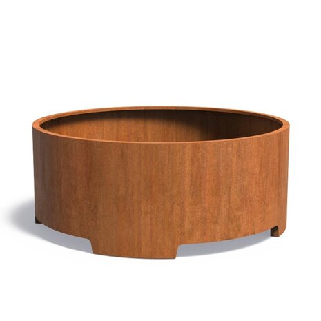 ATLAS cortenstaal 200x80 cm bloembak met poten ATLAS cortenstaal 200x80 cm bloembak met poten