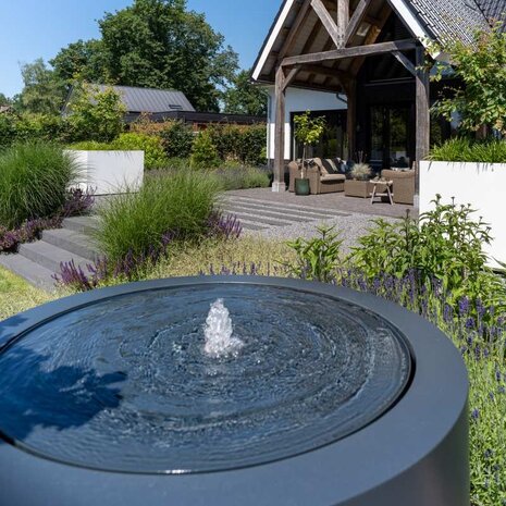 Watertafel aluminium 80x40 cm