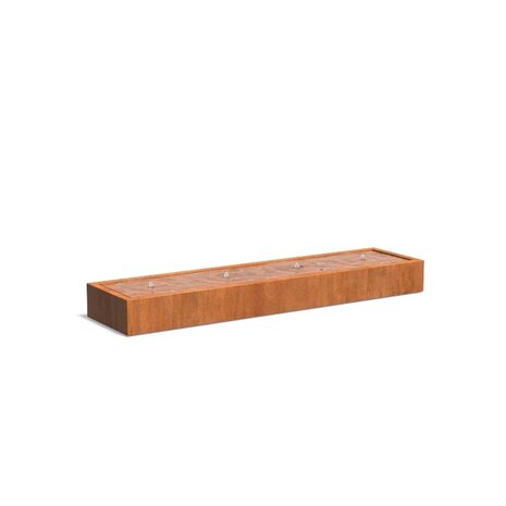 Watertafel cortenstaal 400 x 100 x 40 cm Watertafel cortenstaal 400 x 100 x 40 cm