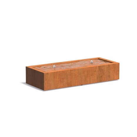 Watertafel cortenstaal 200 x 80 x 40 cm Watertafel cortenstaal 200 x 80 x 40 cm