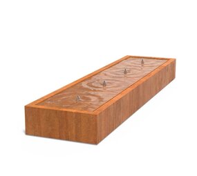 Watertafel cortenstaal 400 x 100 x 40 cm Watertafel cortenstaal 400 x 100 x 40 cm
