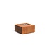 Watertafel cortenstaal 80x80x40 cm Watertafel cortenstaal 80x80x40 cm