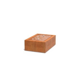 Watertafel cortenstaal 120 x 80 x 40 cm Watertafel cortenstaal 120 x 80 x 40 cm