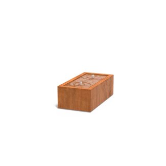 Watertafel cortenstaal 120 x 60 x 40 cm Watertafel cortenstaal 120 x 60 x 40 cm