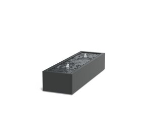 Watertafel 200 x 60 x h 40 cm  aluminium Watertafel 200 x 60 x h 40 cm  aluminium