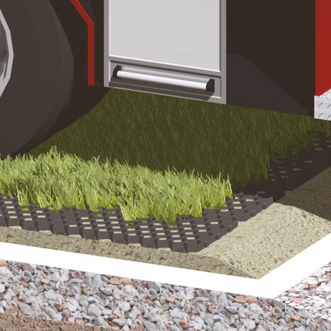 Bera Grass Fix Eco+ Grasplaat / grasdal GRIJS