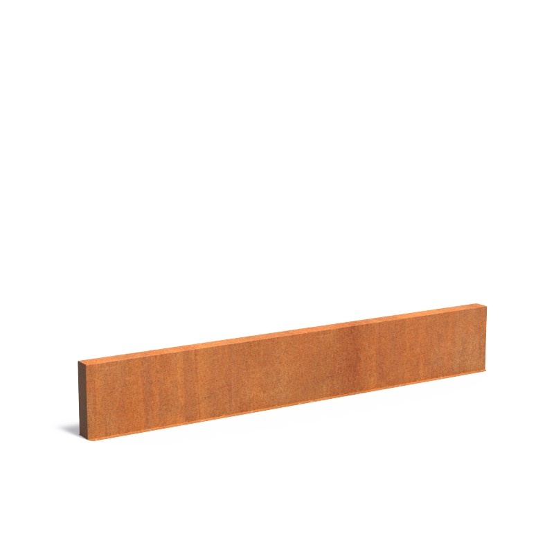 Tuinmuur cortenstaal 400 x 15 x h 60 cm afbeelding