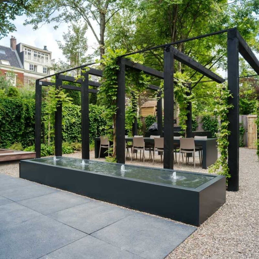 Watertafel 500 x 100 x h 40 cm aluminium Watertafel 500 x 100 x h 40 cm aluminium