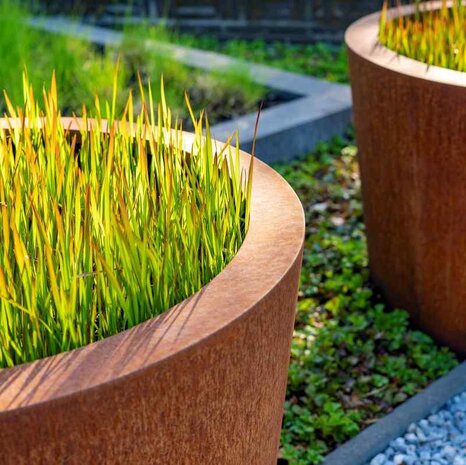 CADO cortenstaal 80x60 cm bloempot CADO cortenstaal 80x60 cm bloempot