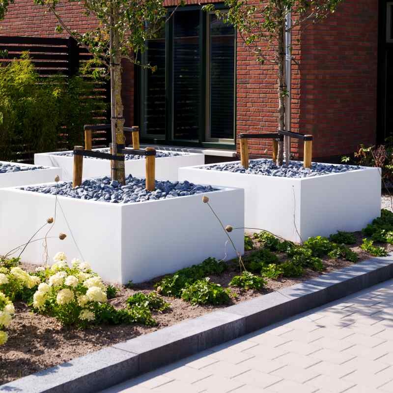 Buxus polyester 120x120x40 cm plantenbak