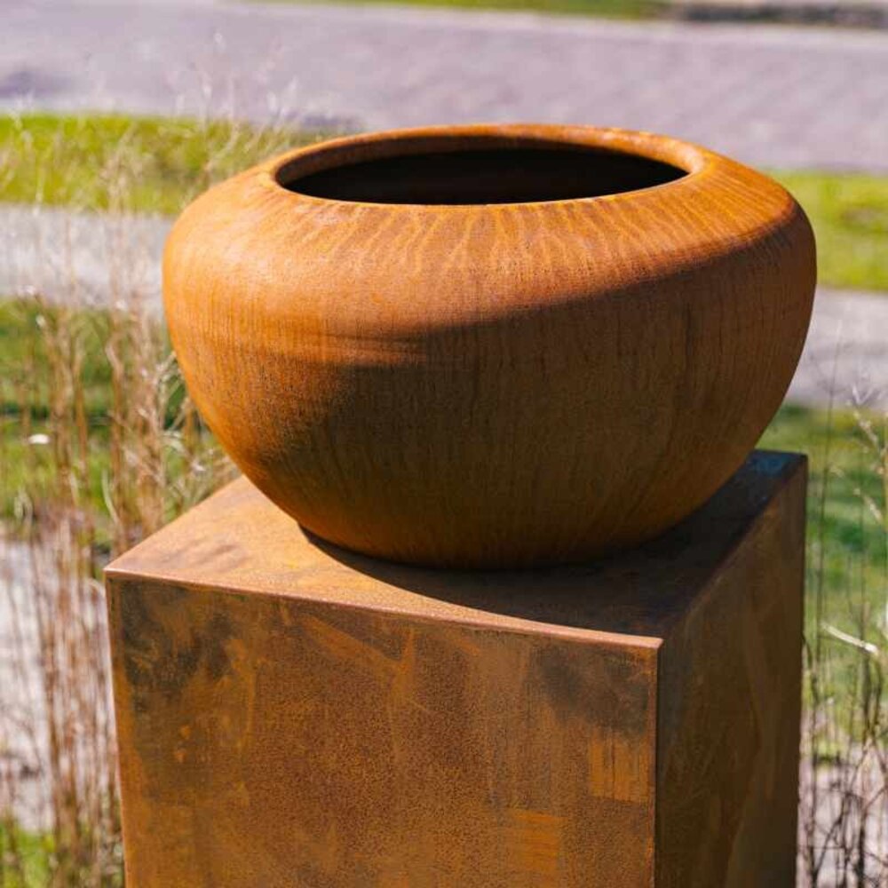 Sokkel cortenstaal 120x120x40 cm