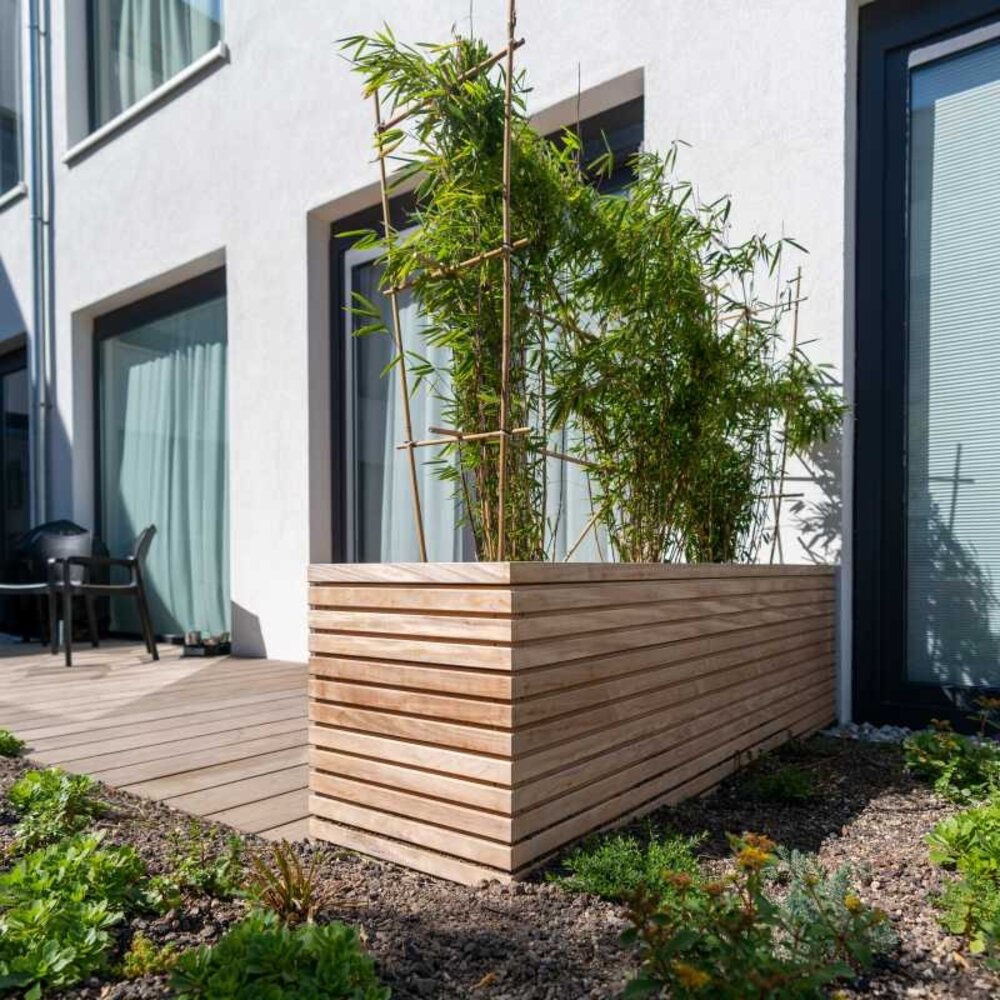 Malaga Rhombus 100x100x75 cm houten bloembak Malaga Rhombus 100x100x75 cm houten bloembak