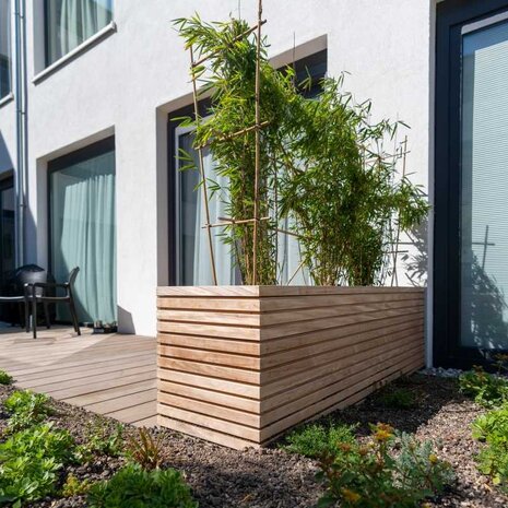 Malaga Rhombus 100x100x75 cm houten bloembak Malaga Rhombus 100x100x75 cm houten bloembak