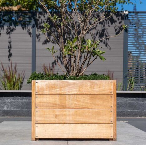 Sevilla 80x80x58 cm houten bloembak Sevilla 80x80x58 cm houten bloembak