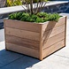 Sevilla 80x80x44 cm houten bloembak Sevilla 80x80x44 cm houten bloembak