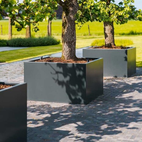 FLORIDA aluminium 50x50x80 cm plantenbak FLORIDA aluminium 50x50x80 cm plantenbak