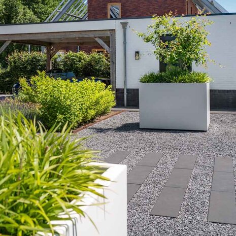 FLORIDA aluminium 40x40x80 cm plantenbak FLORIDA aluminium 40x40x80 cm plantenbak