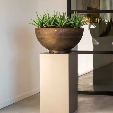 Dipott BOCCA cortenstaal 80x41 cm plantenschaal Dipott BOCCA cortenstaal 80x41 cm plantenschaal