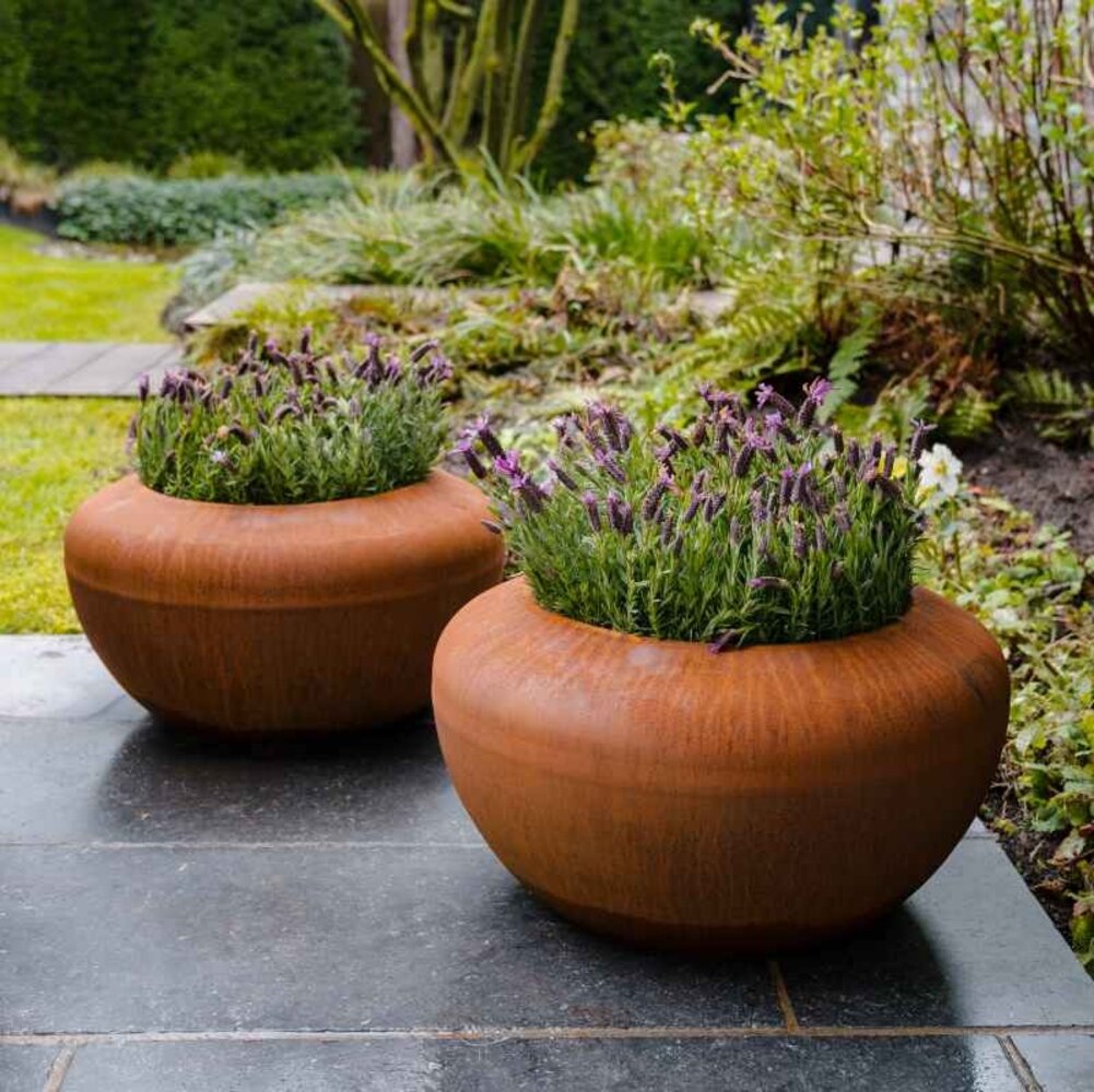 ONYX  cortenstaal 78 x h. 43 cm plantenbak