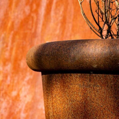Dipott TUBE cortenstaal 100 x h.95 cm plantenbak