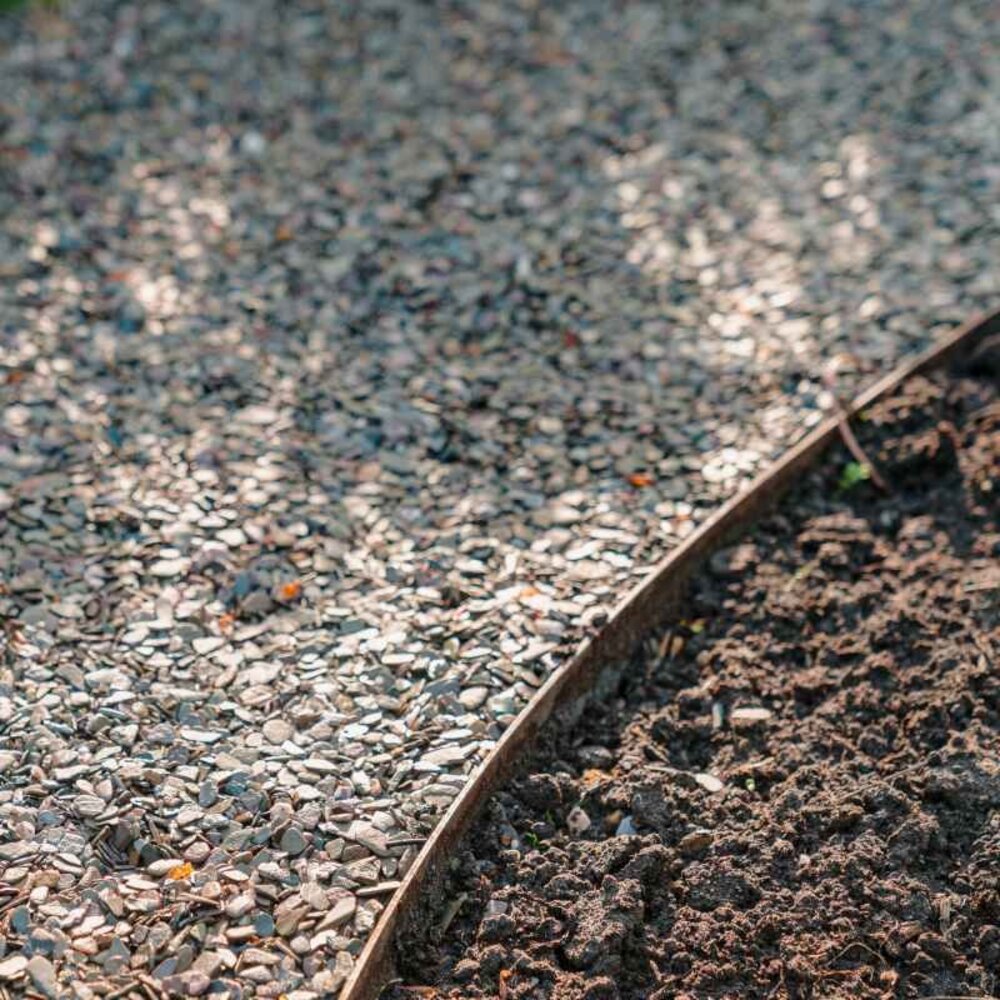 Kantopsluiting cortenstaal recht 230 cm 2 mm (40 st )