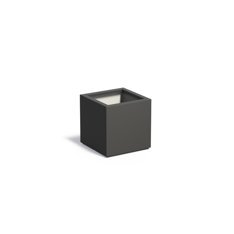 Buxus polyester 50x50x50 cm plantenbak afbeelding