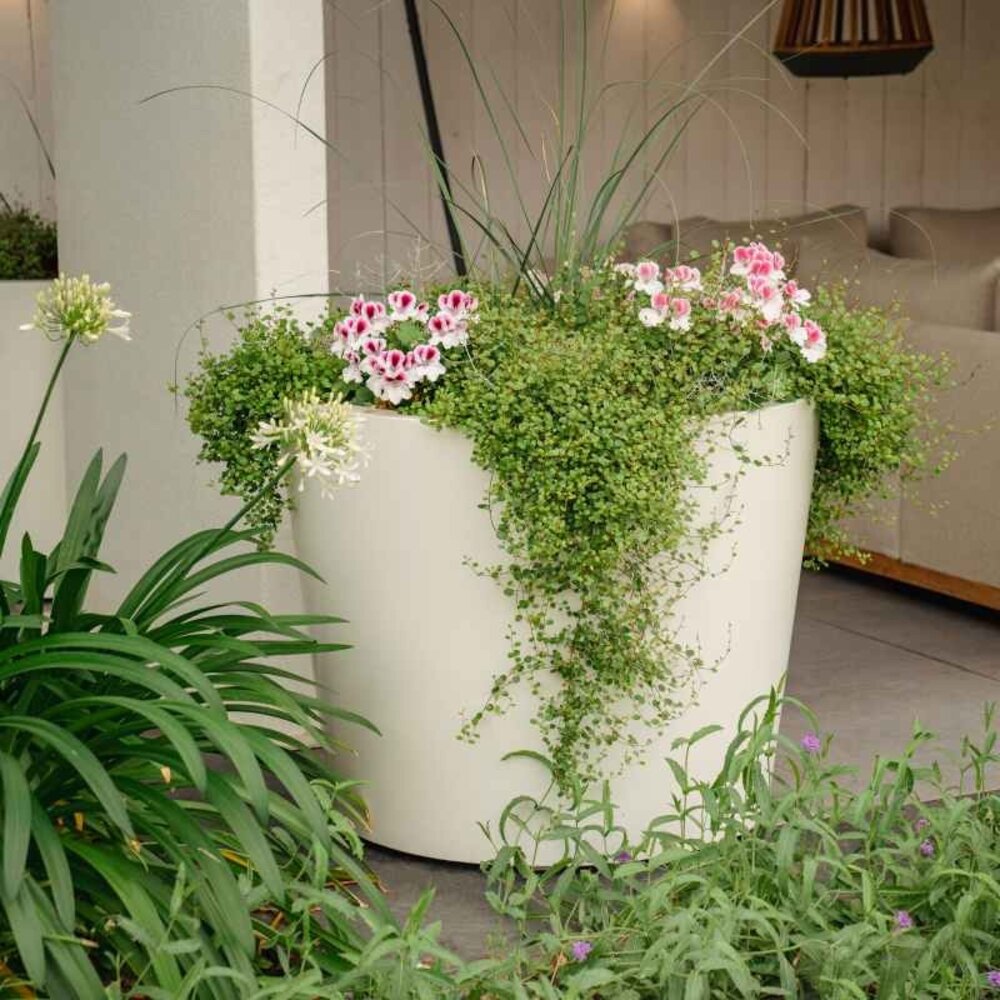 ACER polyester 95x70 cm ronde plantenbak ACER polyester 95x70 cm ronde plantenbak