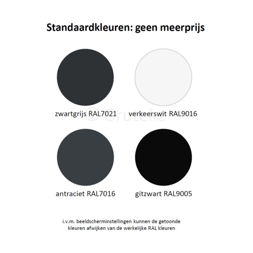 Keerwand aluminium 50 x 50 x 30 cm binnenhoek Keerwand aluminium 50 x 50 x 30 cm binnenhoek