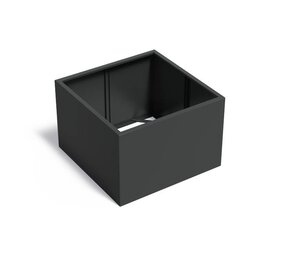 FLORIDA alu. 120x120x80 cm plantenbak zonder bodem FLORIDA alu. 120x120x80 cm plantenbak zonder bodem