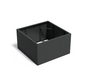 FLORIDA alu. 140x140x80 cm plantenbak zonder bodem FLORIDA alu. 140x140x80 cm plantenbak zonder bodem