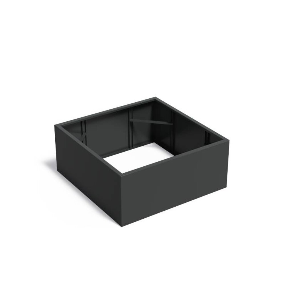 FLORIDA alu. 140x140x60 cm plantenbak zonder bodem FLORIDA alu. 140x140x60 cm plantenbak zonder bodem