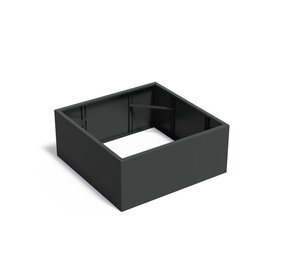 FLORIDA alu. 140x140x60 cm plantenbak zonder bodem FLORIDA alu. 140x140x60 cm plantenbak zonder bodem