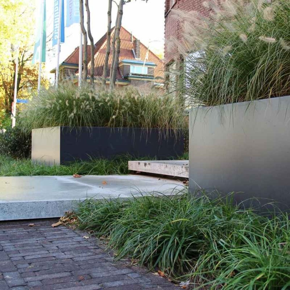 FLORIDA alu. 80x80x60 cm plantenbak zonder bodem FLORIDA alu. 80x80x60 cm plantenbak zonder bodem