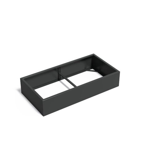 FLORIDA alu. 200x100x40 cm plantenbak zonder bodem FLORIDA alu. 200x100x40 cm plantenbak zonder bodem