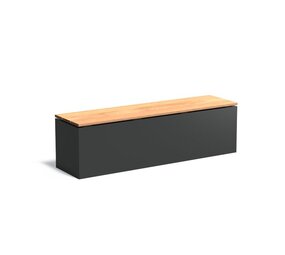 Sokkel aluminium 150x40x43 cm + zitting Sokkel aluminium 150x40x43 cm + zitting