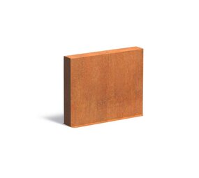 Tuinmuur cortenstaal 100 x 15 x h 80 cm Tuinmuur cortenstaal 100 x 15 x h 80 cm