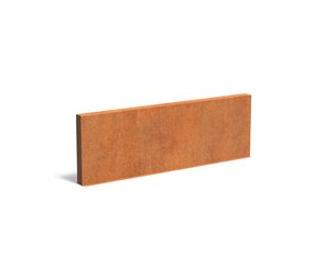 Tuinmuur cortenstaal 300 x 15 x h 100 cm