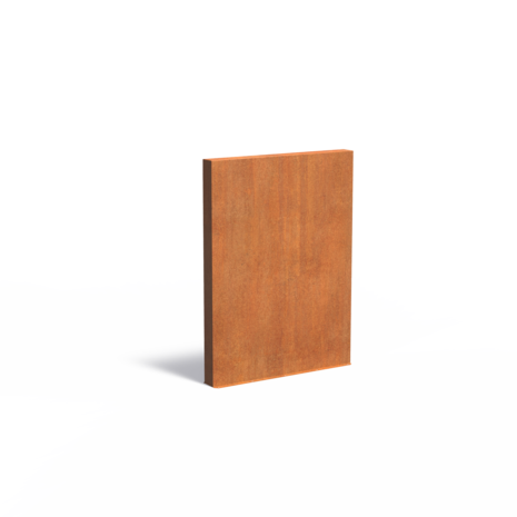 Tuinmuur cortenstaal 150 x 15 x h 200 cm