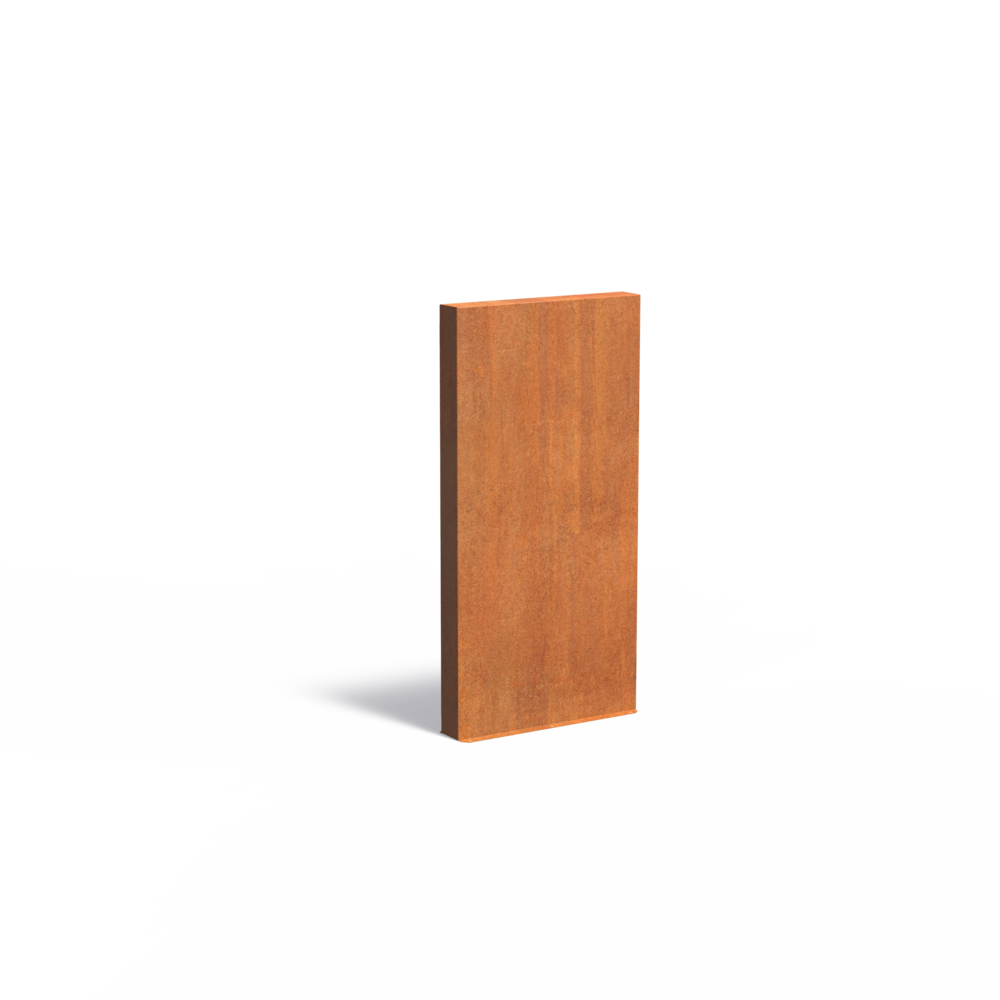 Tuinmuur cortenstaal 100 x 15 x h 200 cm Tuinmuur cortenstaal 100 x 15 x h 200 cm