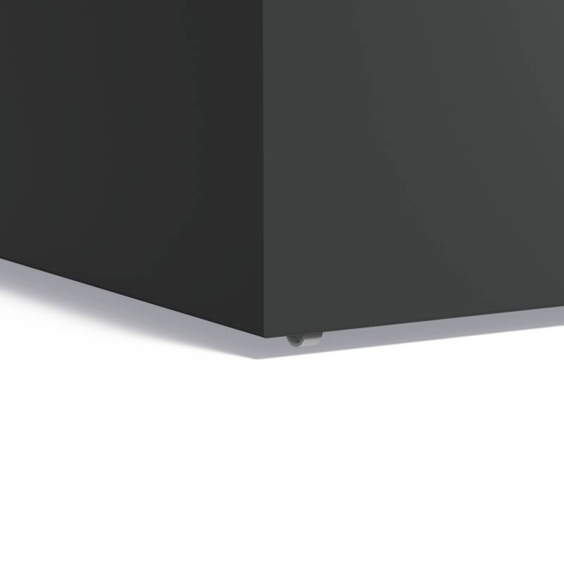 FLORIDA aluminium 50x50x80 cm plantenbak met wielen