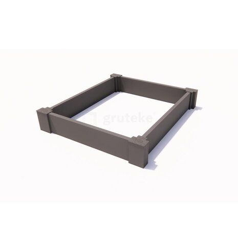 Ecoo Moestuinbak kunststof 100 x 120 x h. 22 cm Ecoo Moestuinbak kunststof 100 x 120 x h. 22 cm