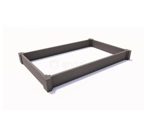 Ecoo Moestuinbak kunststof 120 x 200 x h. 22 cm Ecoo Moestuinbak kunststof 120 x 200 x h. 22 cm