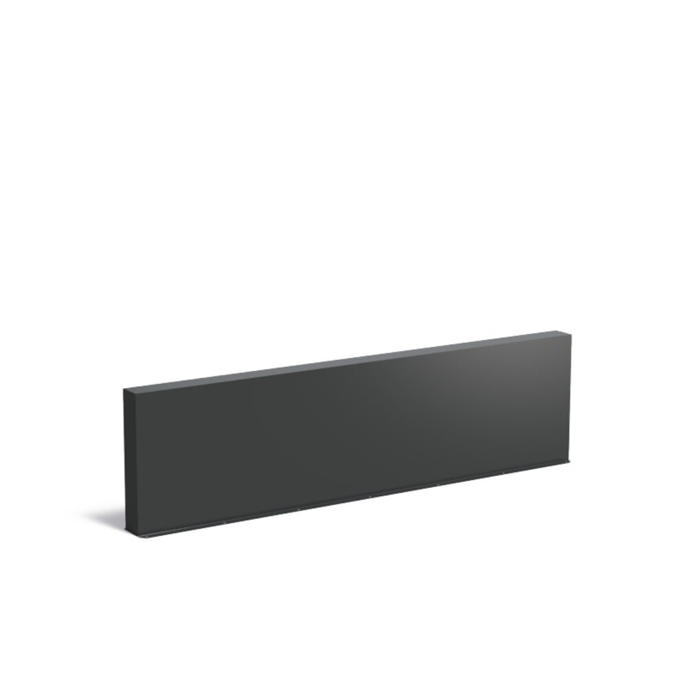 Tuinmuur aluminium 300 x 15 x h 80 cm Tuinmuur aluminium 300 x 15 x h 80 cm