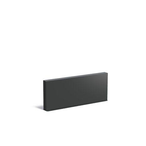 Tuinmuur aluminium 200 x 15 x h 80 cm Tuinmuur aluminium 200 x 15 x h 80 cm