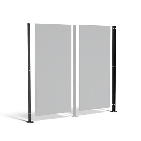 Paal - T-profiel HOEKPAAL