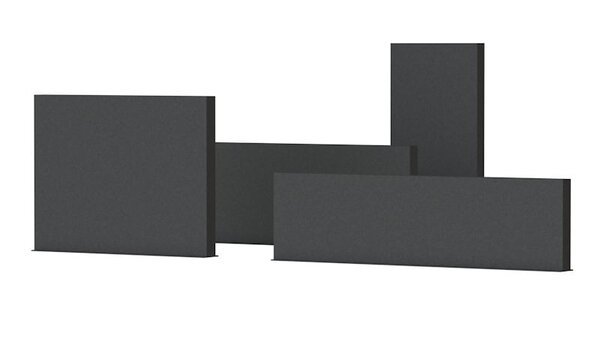 Tuinmuur aluminium 150 x 15 x h 100 cm