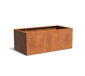 Andes cortenstaal 200x100x80 cm plantenbak Andes cortenstaal 200x100x80 cm plantenbak