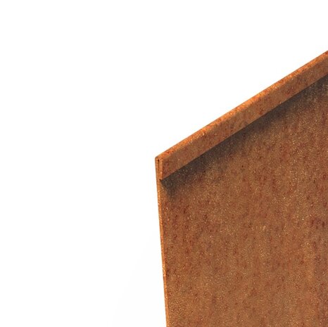 Kantopsluiting cortenstaal geplet 230 cm 2 mm (5 st )